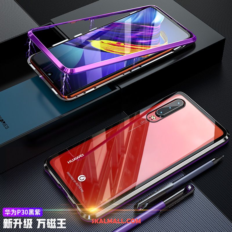 Huawei P30 Skal Skydd Purpur Glas Mobil Telefon All Inclusive Billigt