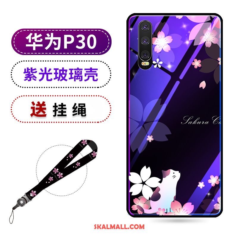 Huawei P30 Skal Trend Skönhet Ny Skydd Purpur Rea