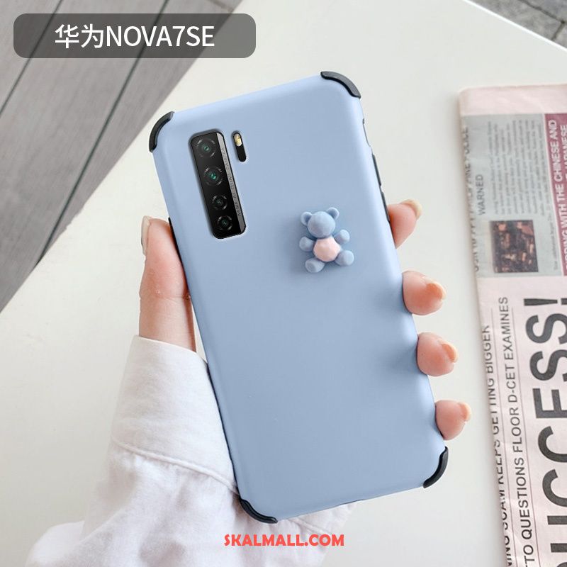 Huawei P40 Lite 5g Skal Tecknat Slim Silikon Fallskydd Ny Billiga