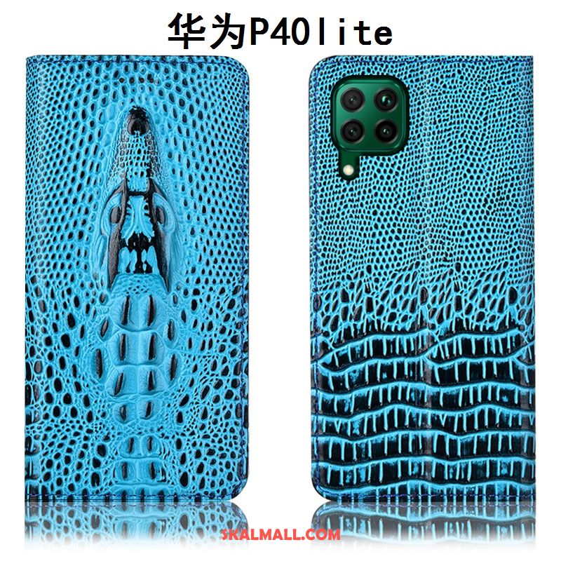 Huawei P40 Lite Skal Skydd Mobil Telefon Gul All Inclusive Läderfodral Till Salu