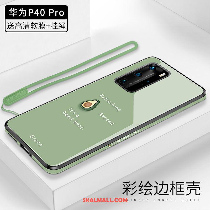 Huawei P40 Pro Skal Enkel Mobil Telefon Orange Cow Purpur Billig