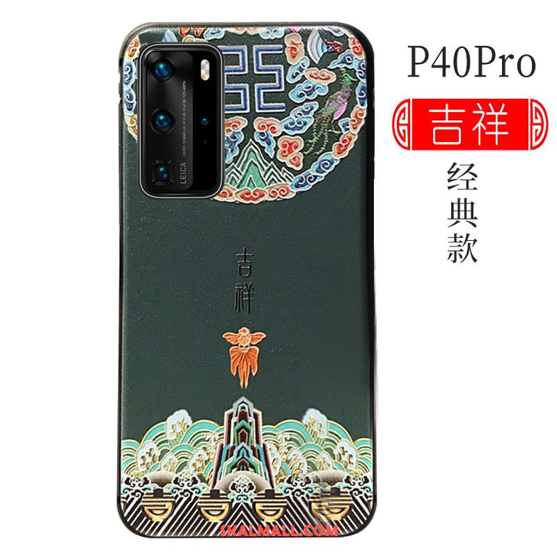 Huawei P40 Pro Skal Fallskydd Blå Mjuk Support Trend Köpa