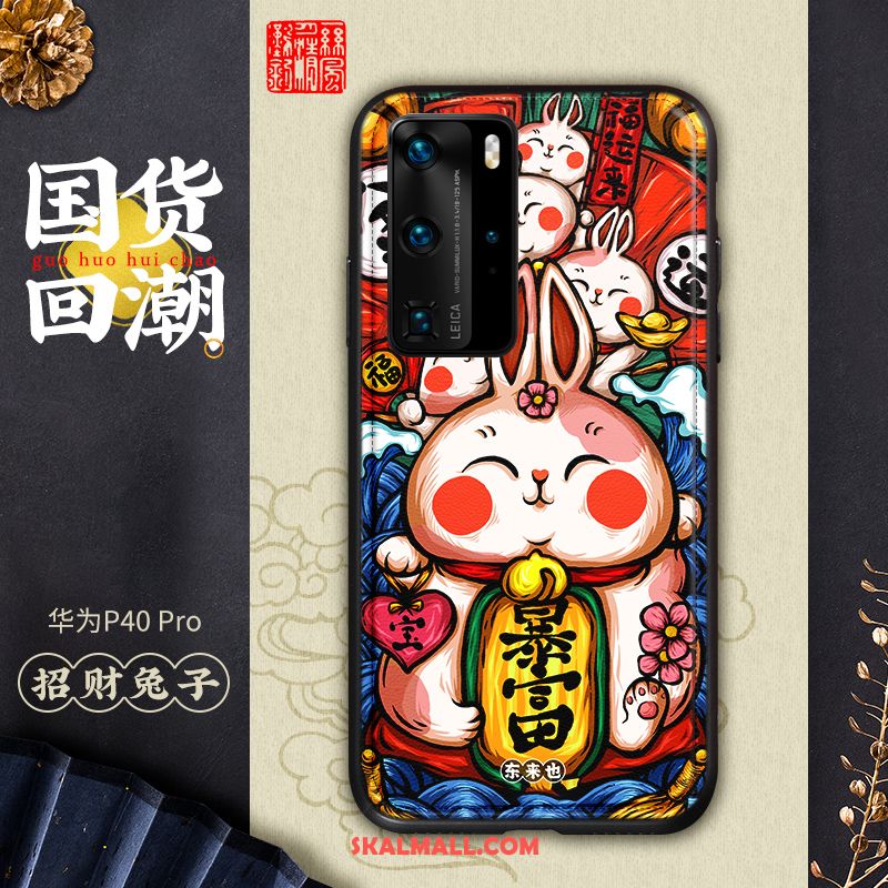 Huawei P40 Pro Skal Fallskydd Färg Par Kinesisk Stil Kreativa Billiga