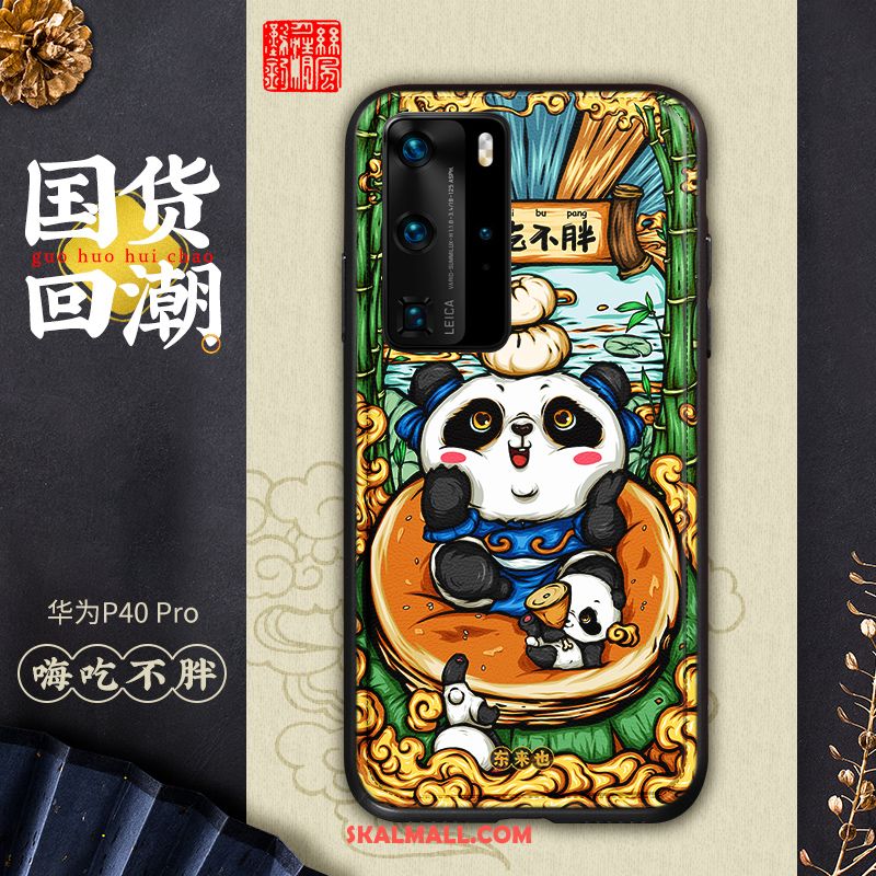 Huawei P40 Pro Skal Fallskydd Färg Par Kinesisk Stil Kreativa Billiga