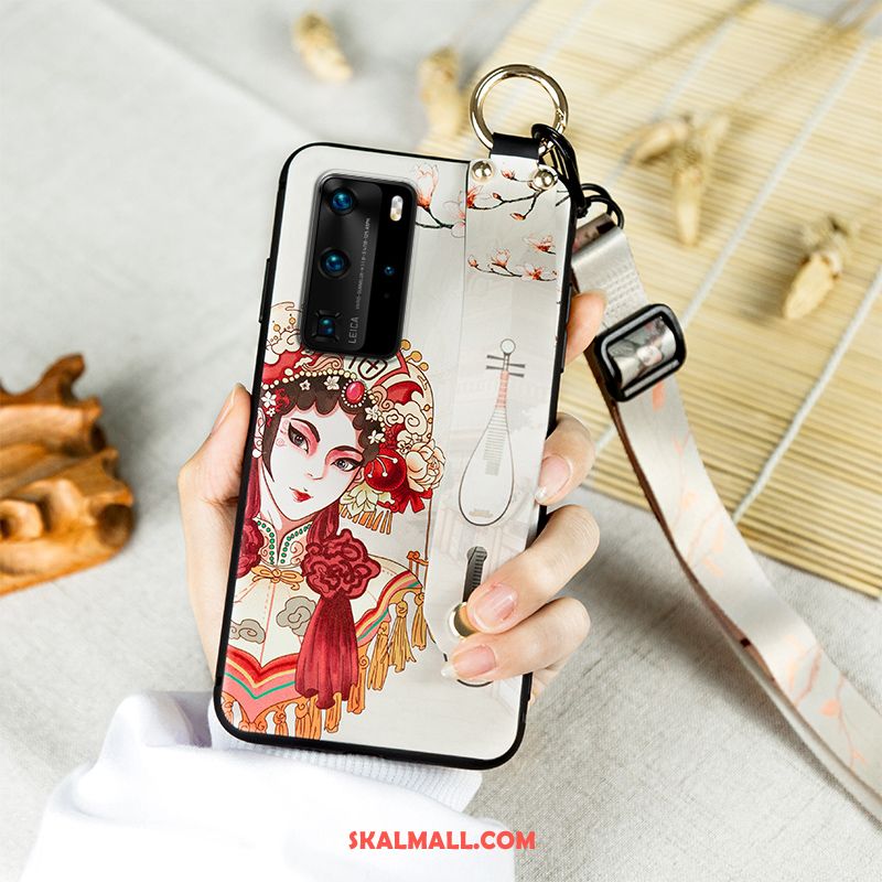 Huawei P40 Pro Skal Kinesisk Stil Mjuk All Inclusive Fallskydd Dramatik Butik