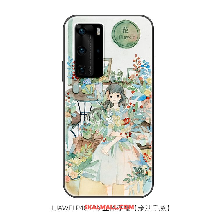 Huawei P40 Pro Skal Originalitet Kyla Nubuck Vacker Liten Fodral Rea