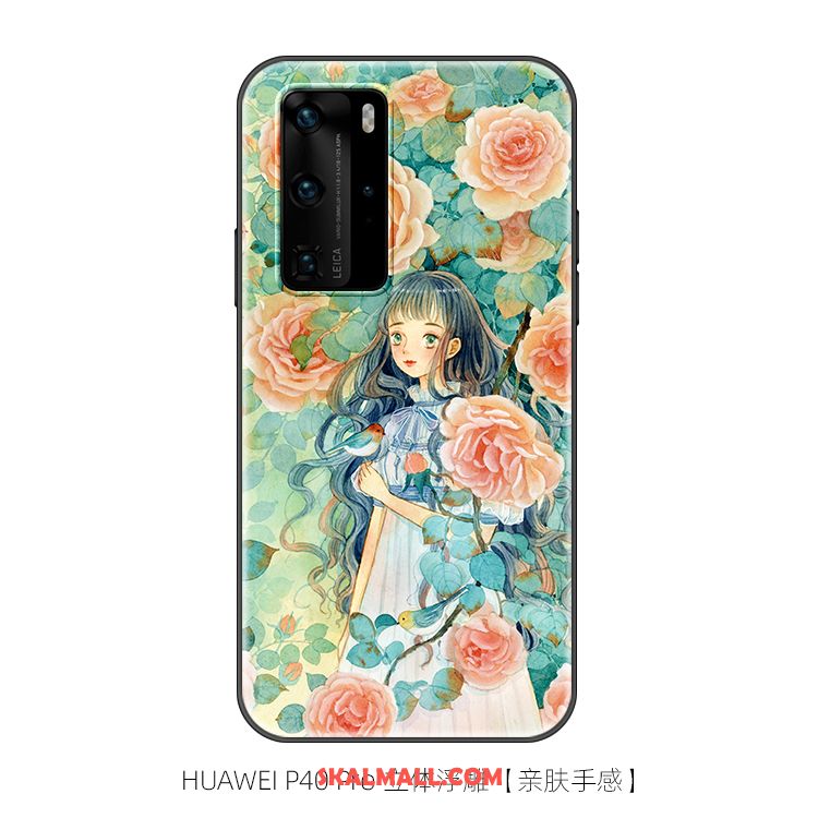 Huawei P40 Pro Skal Originalitet Kyla Nubuck Vacker Liten Fodral Rea