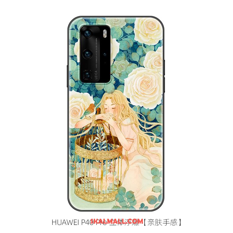 Huawei P40 Pro Skal Originalitet Kyla Nubuck Vacker Liten Fodral Rea