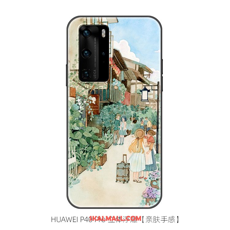 Huawei P40 Pro Skal Originalitet Kyla Nubuck Vacker Liten Fodral Rea