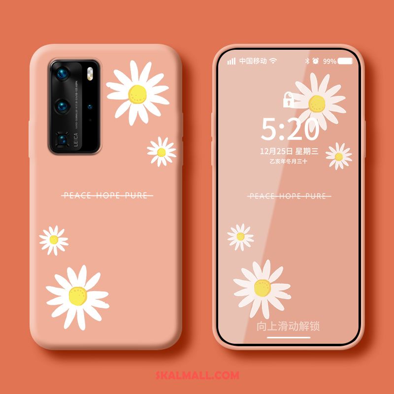 Huawei P40 Pro Skal Silikon Svart Kyla Liten Trend Till Salu