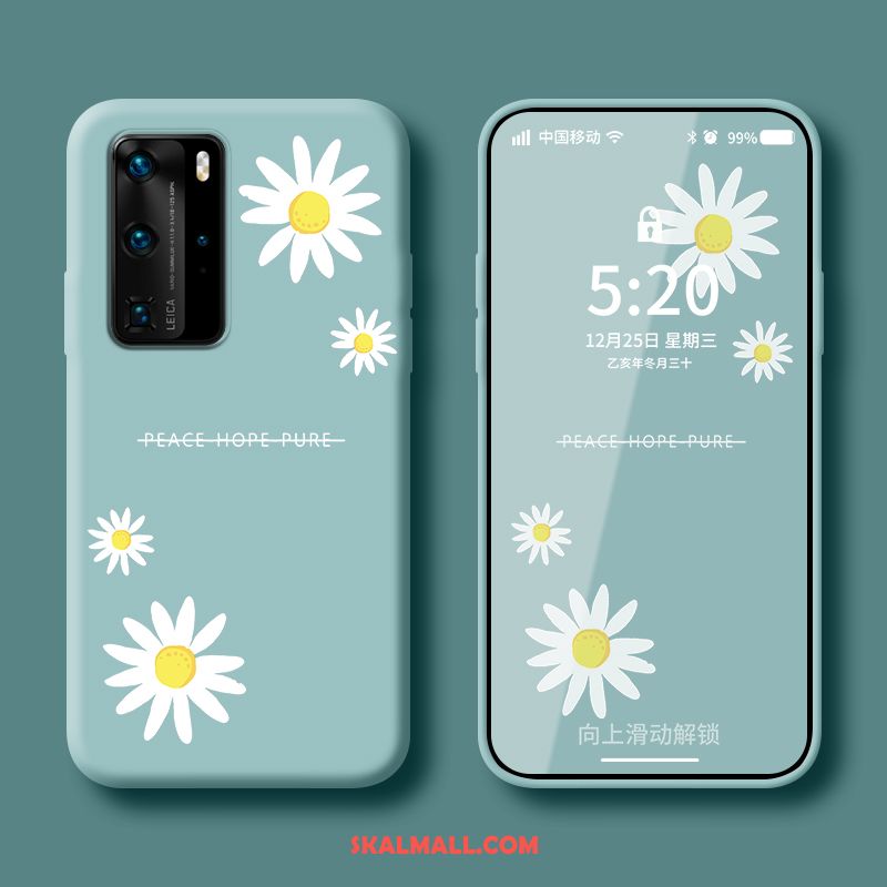 Huawei P40 Pro Skal Silikon Svart Kyla Liten Trend Till Salu