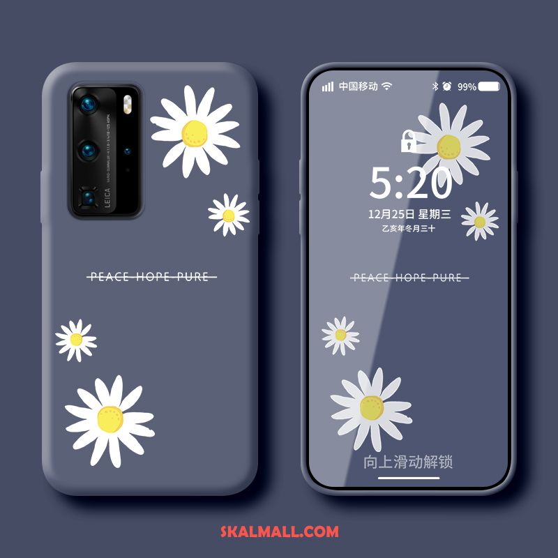 Huawei P40 Pro Skal Silikon Svart Kyla Liten Trend Till Salu