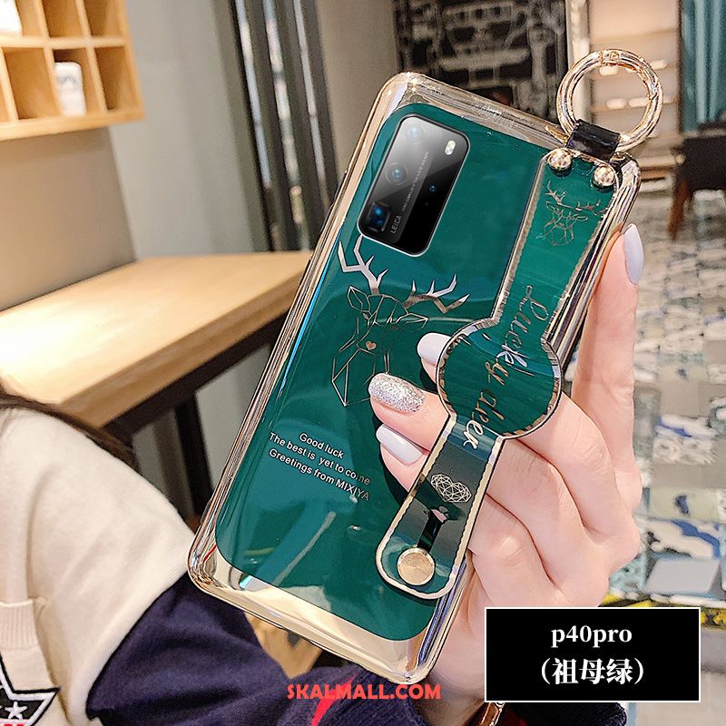 Huawei P40 Pro Skal Trend Varumärke Slim Plating Mobil Telefon Net Red Till Salu