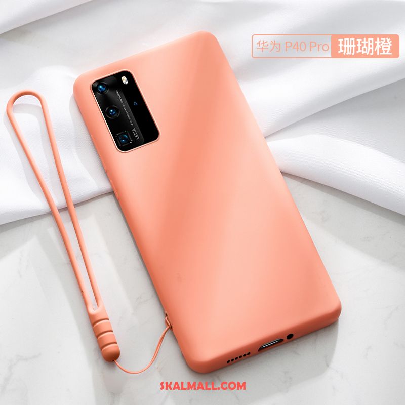 Huawei P40 Pro Skal Ungdom Röd Silikon Trend Net Red På Rea