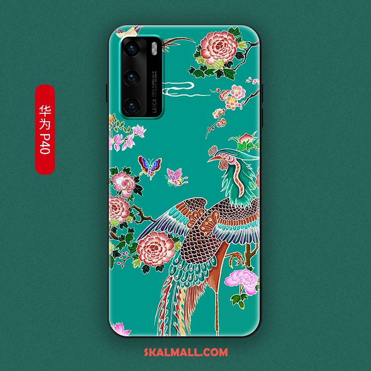 Huawei P40 Skal Konst Skydd Slim Mjuk Gul Fodral Till Salu