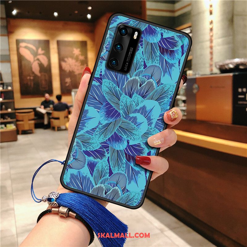 Huawei P40 Skal Med Tofs Skydd Fallskydd All Inclusive Nubuck Fodral Billig