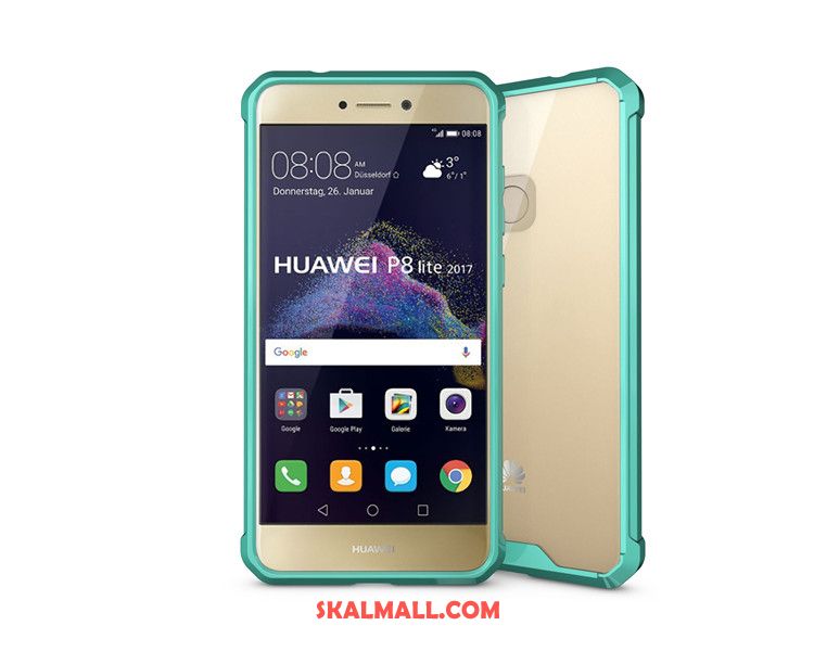 Huawei P8 Lite 2017 Skal Transparent Fallskydd Mobil Telefon Hård All Inclusive Fodral Rabatt