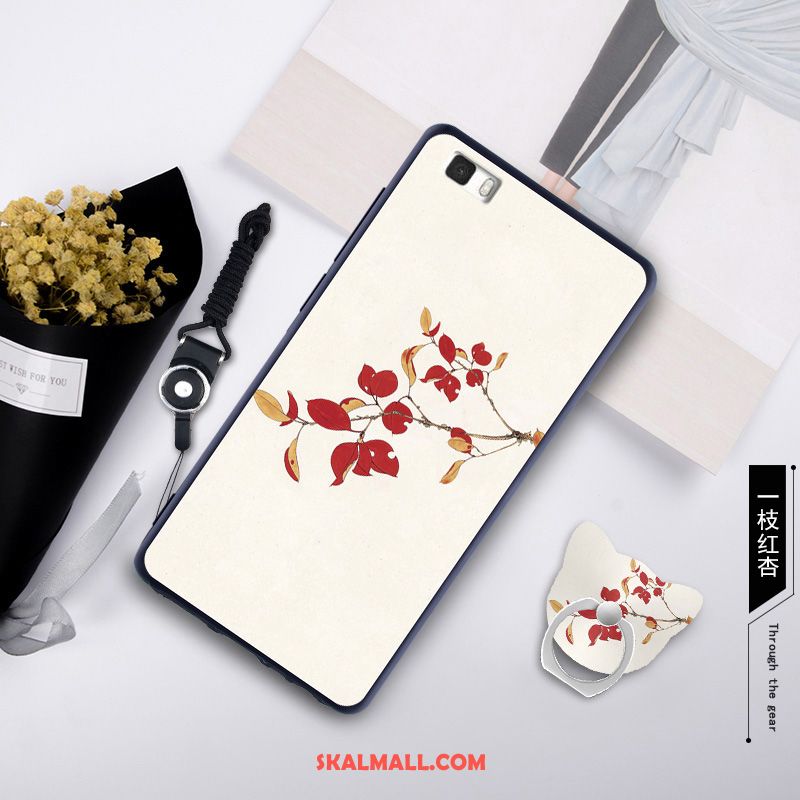 Huawei P8 Lite Skal Mobil Telefon Skydd Mjuk Vit Silikon Fodral Butik