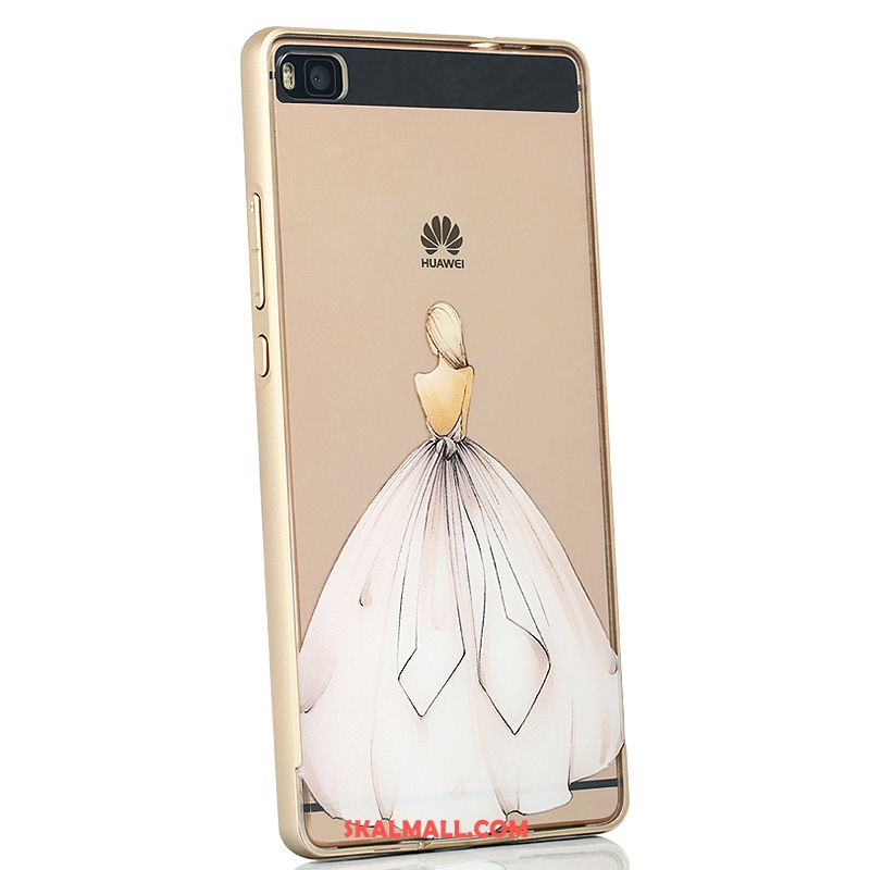 Huawei P8 Skal Metall Transparent Kreativa Mobil Telefon Hög Online