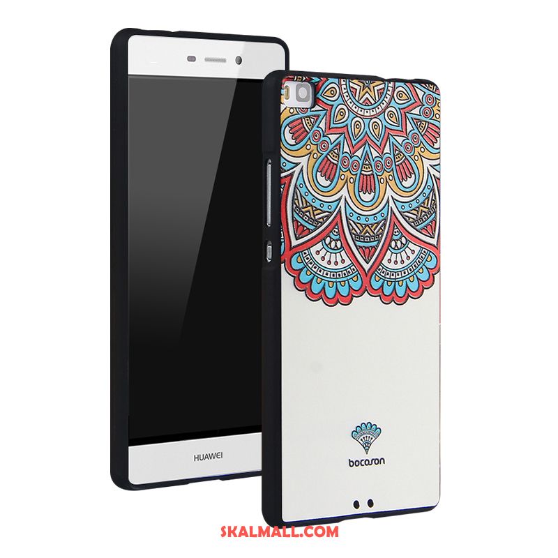 Huawei P8 Skal Mjuk All Inclusive Silikon Mobil Telefon Vit Fodral Rabatt