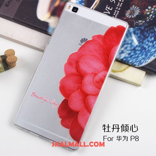 Huawei P8 Skal Silikon Transparent Skydd Mobil Telefon Lättnad Online