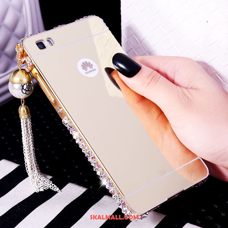 Huawei P8 Skal Strass Rose Skydd Lyxiga Ring Rea