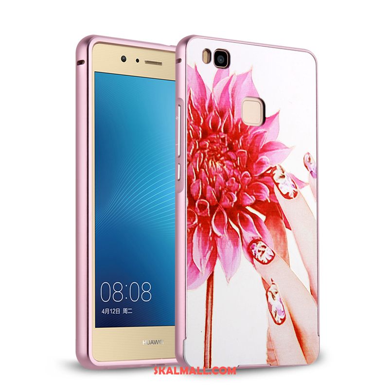 Huawei P9 Lite Skal Metall Ungdom Mobil Telefon Svart Hård Billiga