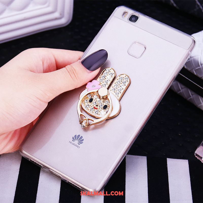 Huawei P9 Lite Skal Ring Ungdom Strass Silikon Mjuk Butik