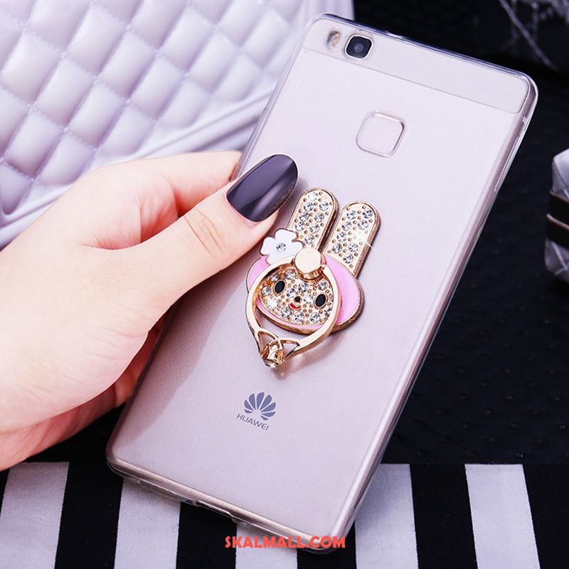 Huawei P9 Lite Skal Ring Ungdom Strass Silikon Mjuk Butik