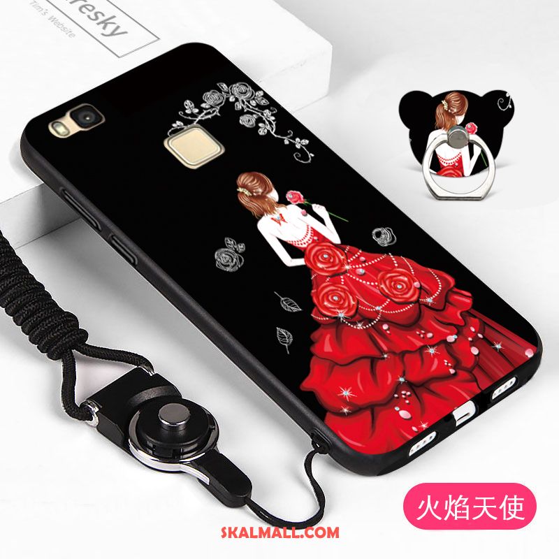 Huawei P9 Lite Skal Ungdom Mobil Telefon Hängsmycken Vit Skydd Rea