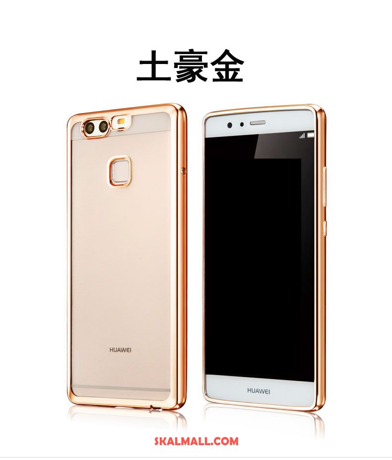 Huawei P9 Plus Skal Fallskydd Guld Plating Mjuk Mobil Telefon Till Salu