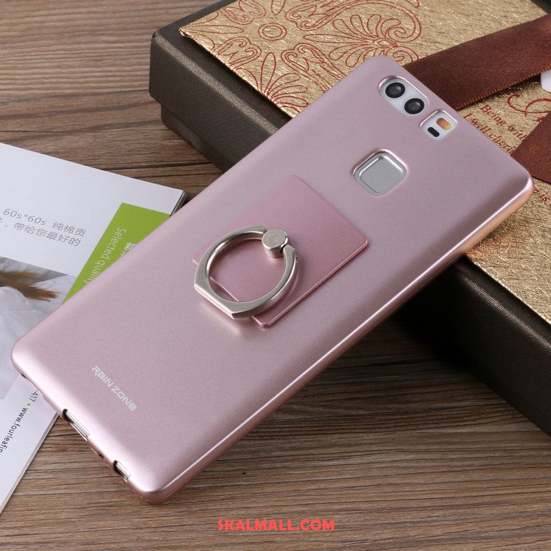 Huawei P9 Plus Skal Fallskydd Ring Silikon Trend Nubuck Billigt