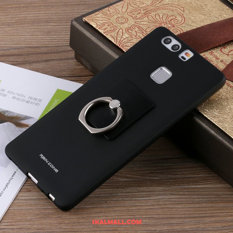 Huawei P9 Plus Skal Fallskydd Ring Silikon Trend Nubuck Billigt