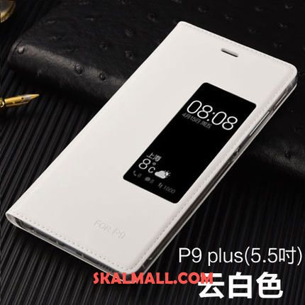 Huawei P9 Plus Skal Läderfodral Mobil Telefon Slim Skydd Clamshell Billigt