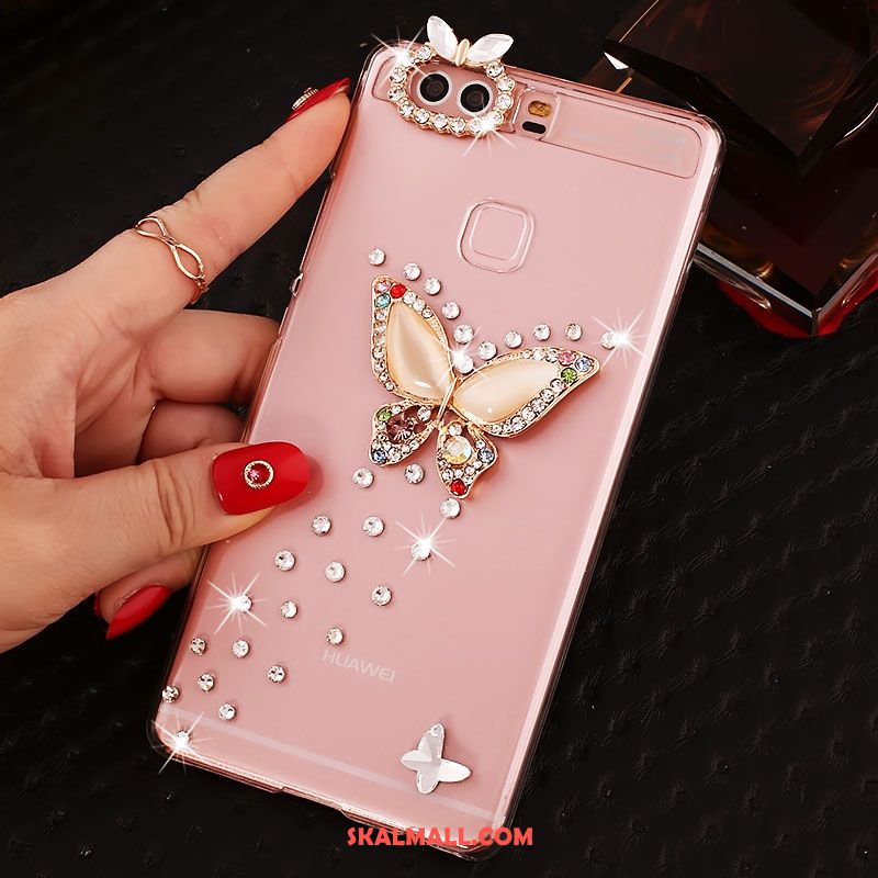 Huawei P9 Plus Skal Mobil Telefon Transparent Fallskydd Strass Fodral Rea