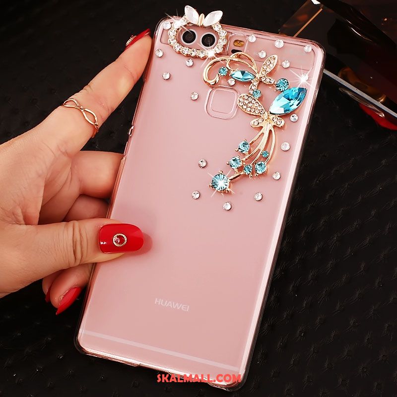 Huawei P9 Plus Skal Mobil Telefon Transparent Fallskydd Strass Fodral Rea