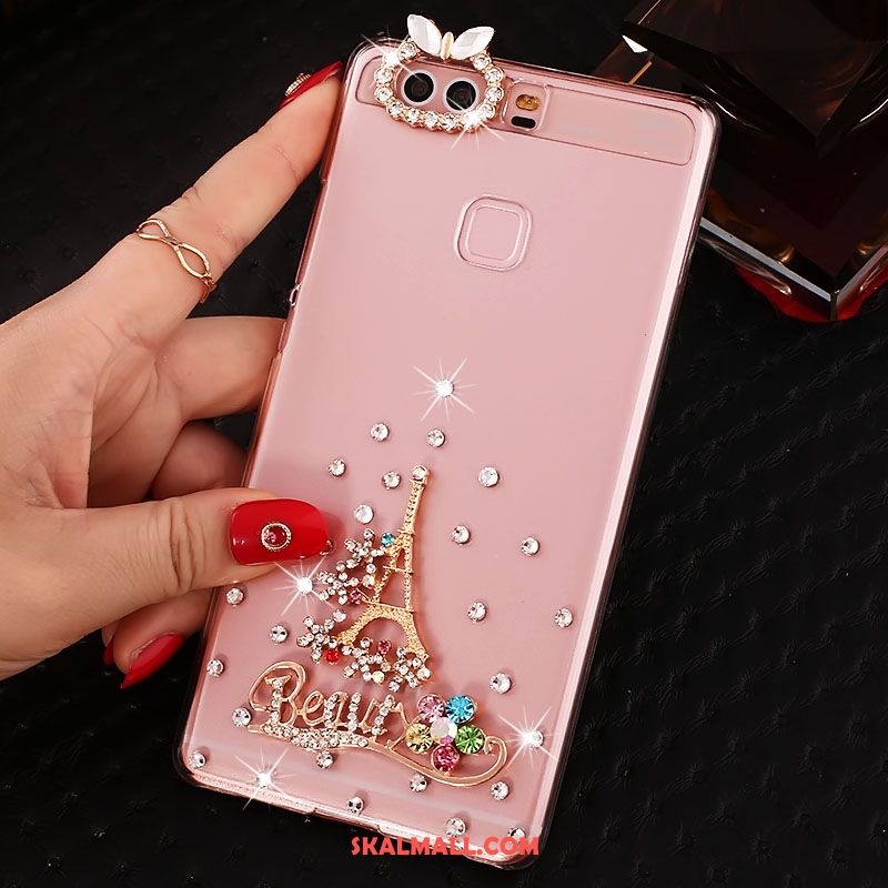 Huawei P9 Plus Skal Mobil Telefon Transparent Fallskydd Strass Fodral Rea