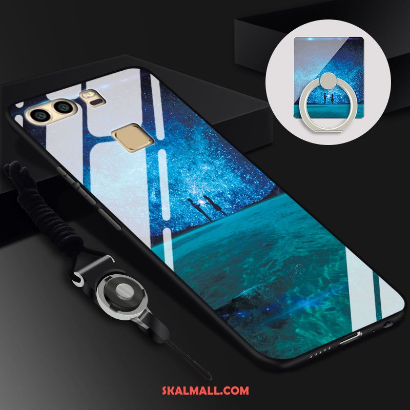Huawei P9 Plus Skal Purpur Fallskydd Härdning Mobil Telefon Glas Billig