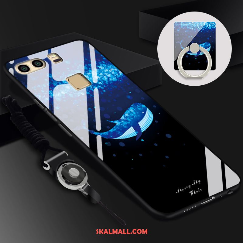 Huawei P9 Plus Skal Purpur Fallskydd Härdning Mobil Telefon Glas Billig