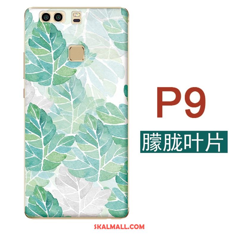 Huawei P9 Skal Kyla Liten Mjuk Mobil Telefon Grön Fodral Rea