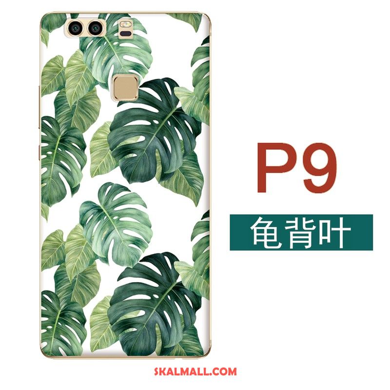 Huawei P9 Skal Kyla Liten Mjuk Mobil Telefon Grön Fodral Rea