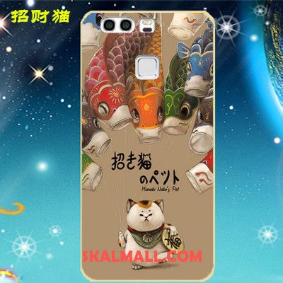 Huawei P9 Skal Mobil Telefon Personlighet Blå Kreativa Anpassa Rea