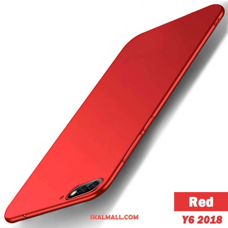 Huawei Y6 2018 Skal Mobil Telefon All Inclusive Nubuck Mjuk Fallskydd Fodral Billigt