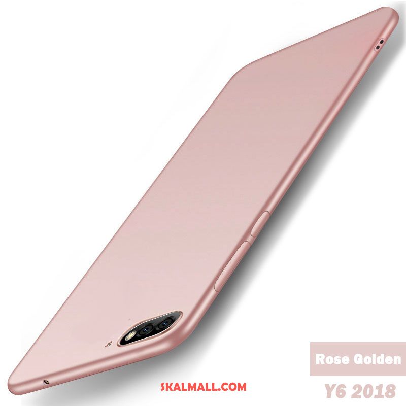 Huawei Y6 2018 Skal Mobil Telefon All Inclusive Nubuck Mjuk Fallskydd Fodral Billigt