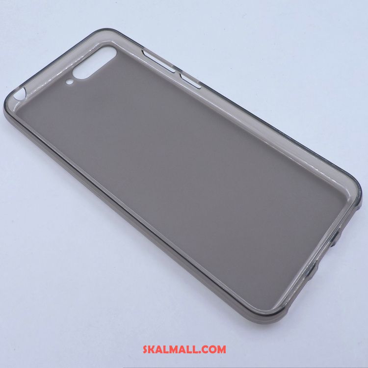 Huawei Y6 2018 Skal Mobil Telefon Duk Transparent Nubuck Mjuk Fodral Butik