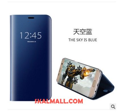 Huawei Y6 2018 Skal Support Silver Mobil Telefon Täcka Läderfodral Rea