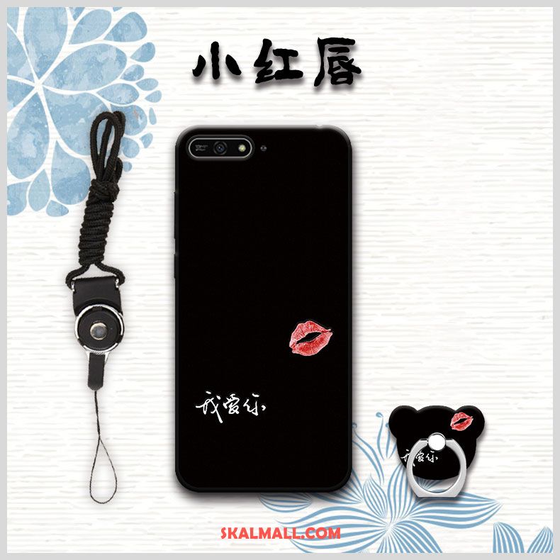 Huawei Y6 2018 Skal Svart Fallskydd Mjuk Mobil Telefon Hängsmycken Fodral Online