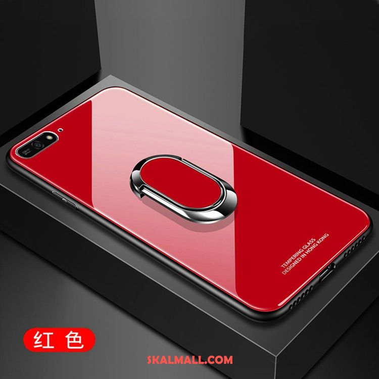 Huawei Y6 2018 Skal Vit Magnetic Skydd Mobil Telefon Billig