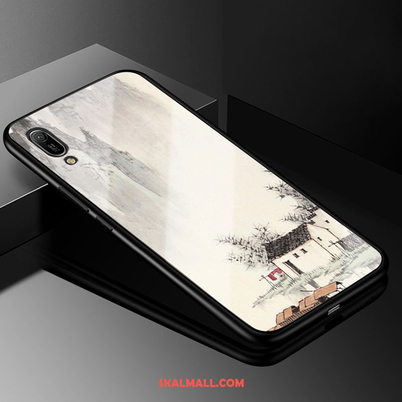 Huawei Y6 2019 Skal All Inclusive Fallskydd Glas Silikon Tecknat Till Salu