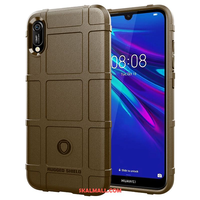 Huawei Y6 2019 Skal Grön Personlighet Silikon All Inclusive Mobil Telefon Fodral Rea